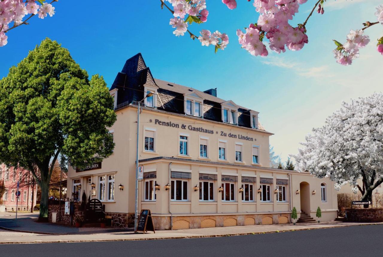 Zu Den Linden - Radebeul Pension Mit Restaurant Eksteriør bilde